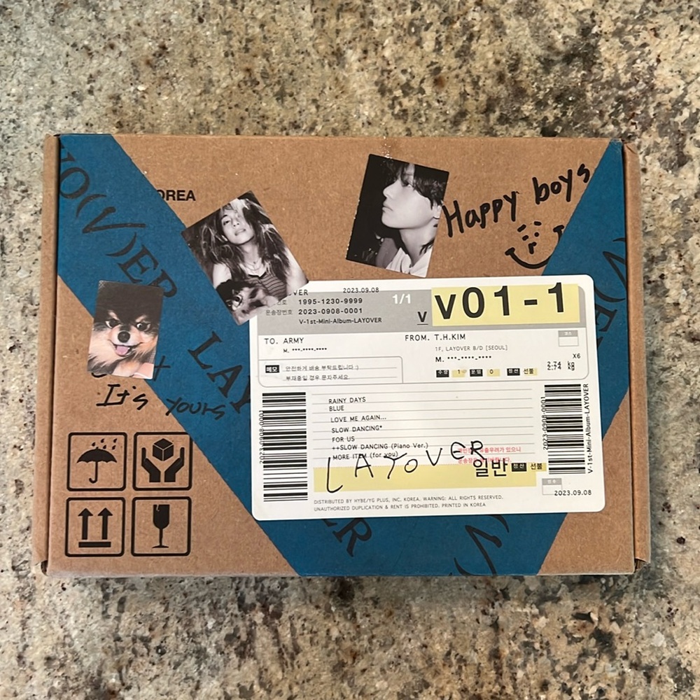 Layover by V BTS
